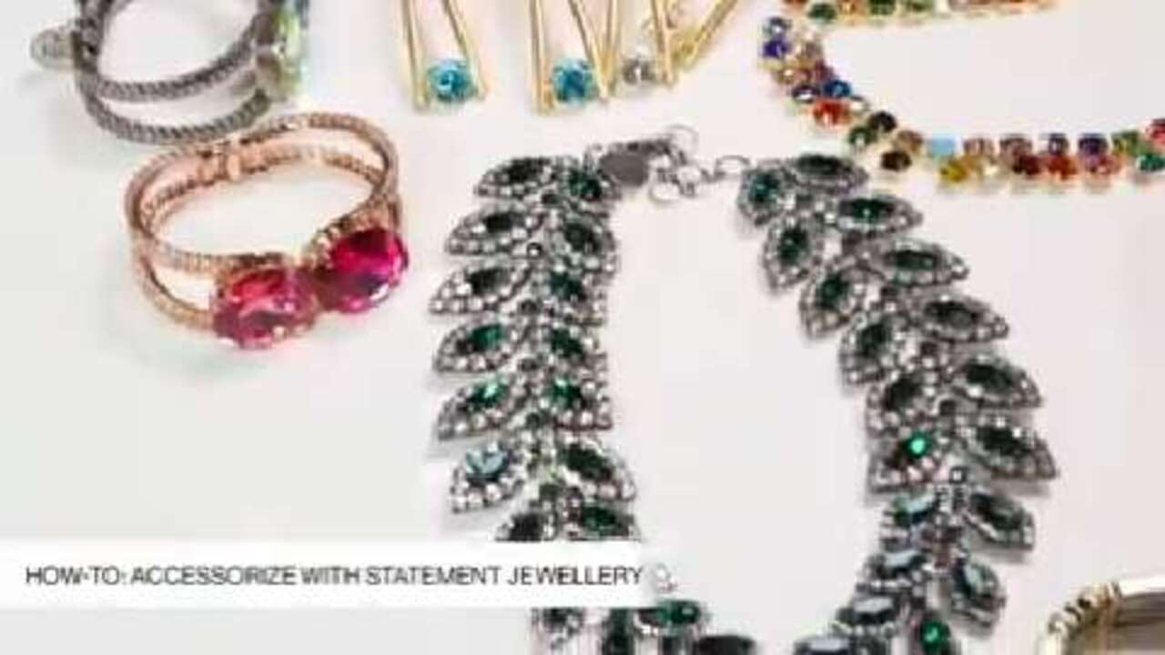 How to accessorize with statement jewellery