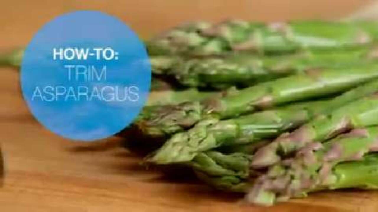 How to trim asparagus