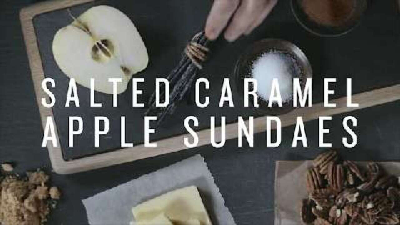Salted Caramel Apple Sundaes by PC® BLACK LABEL COLLECTION