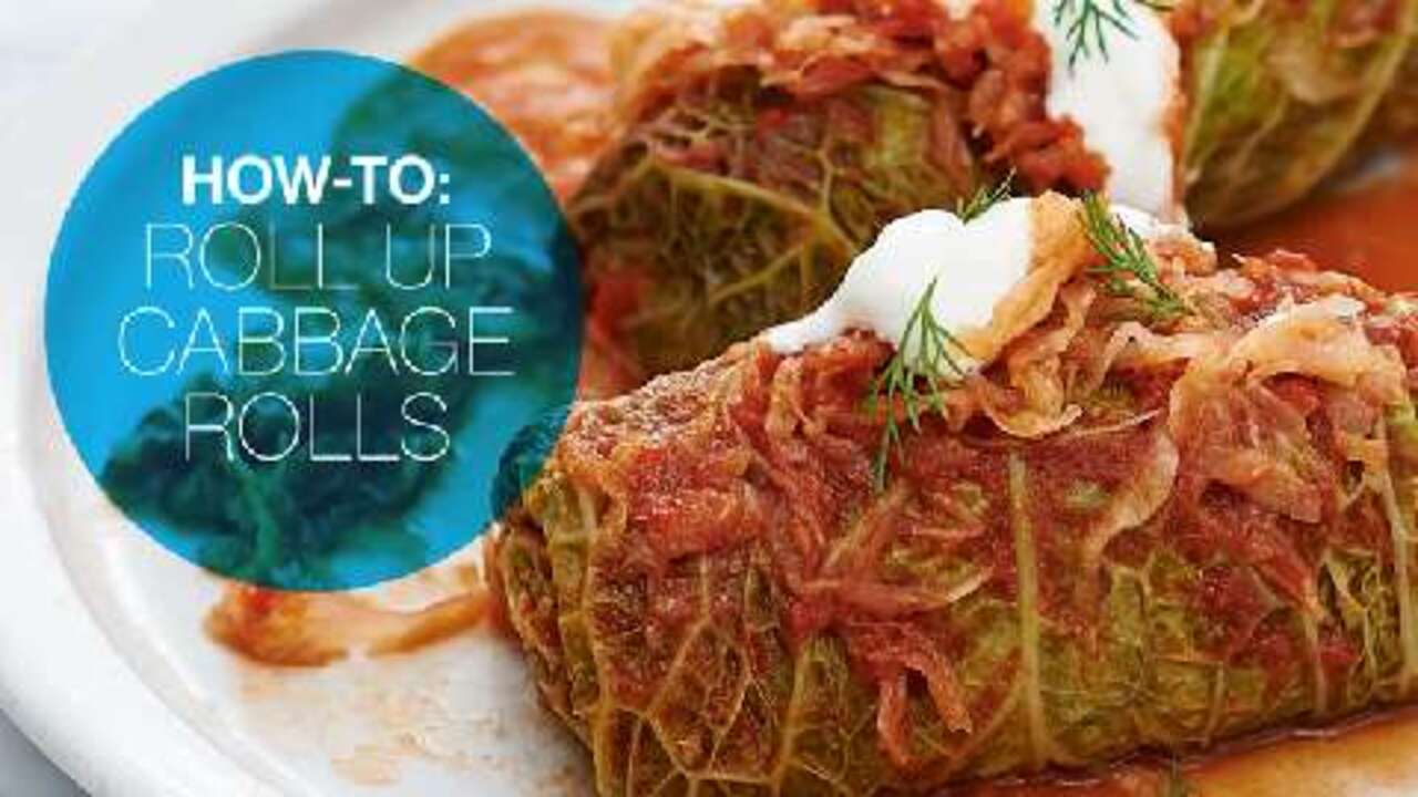 How to roll up cabbage rolls