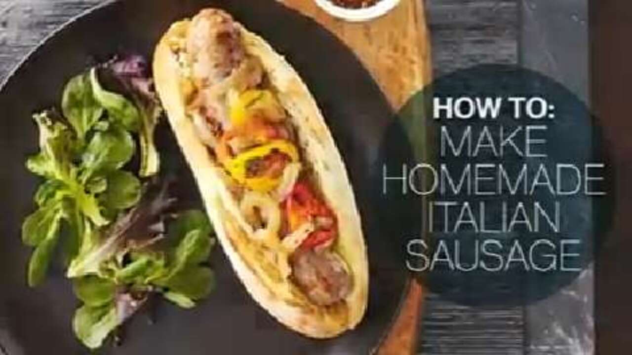 How to make homemade Italian sausages