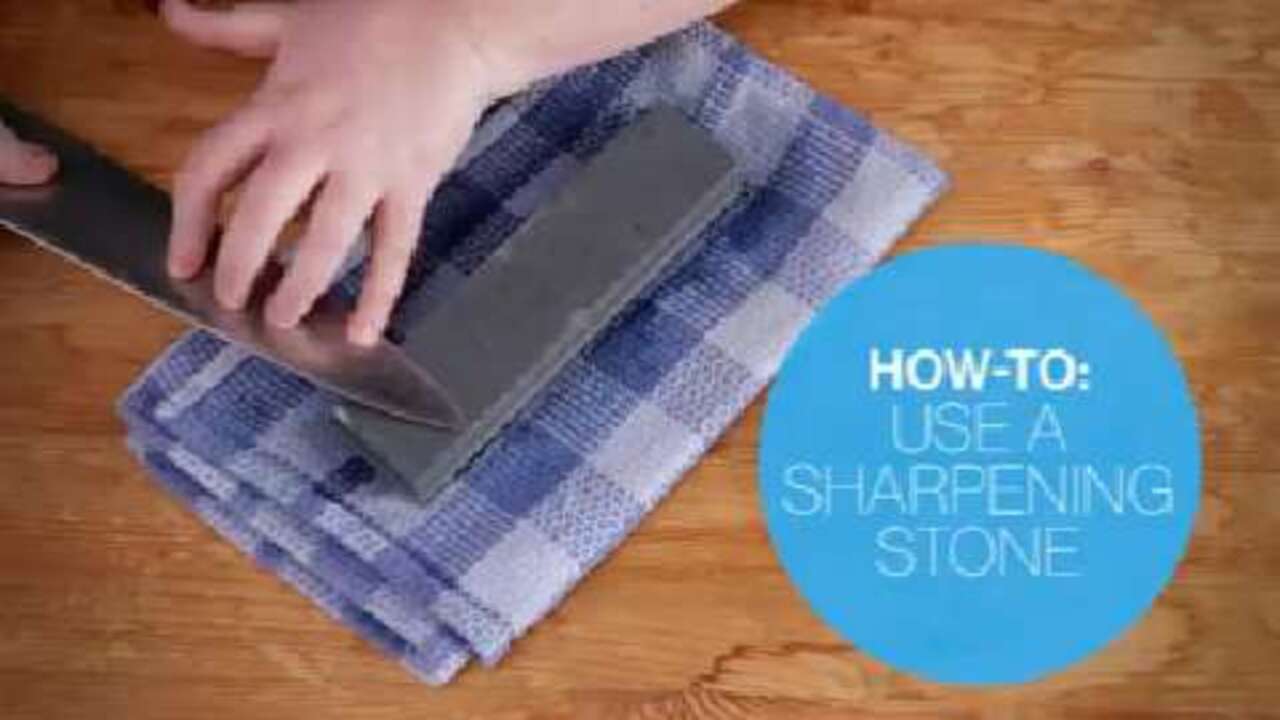 How to use a sharpening stone