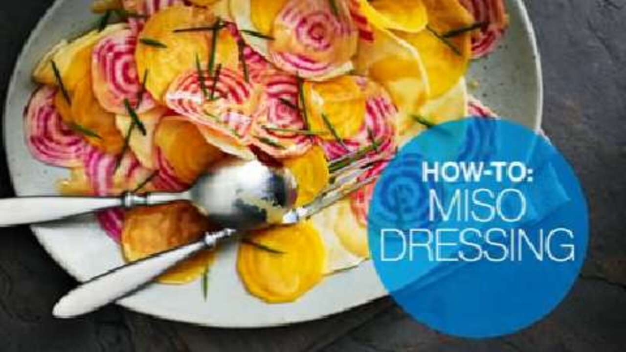 How to make miso dressing
