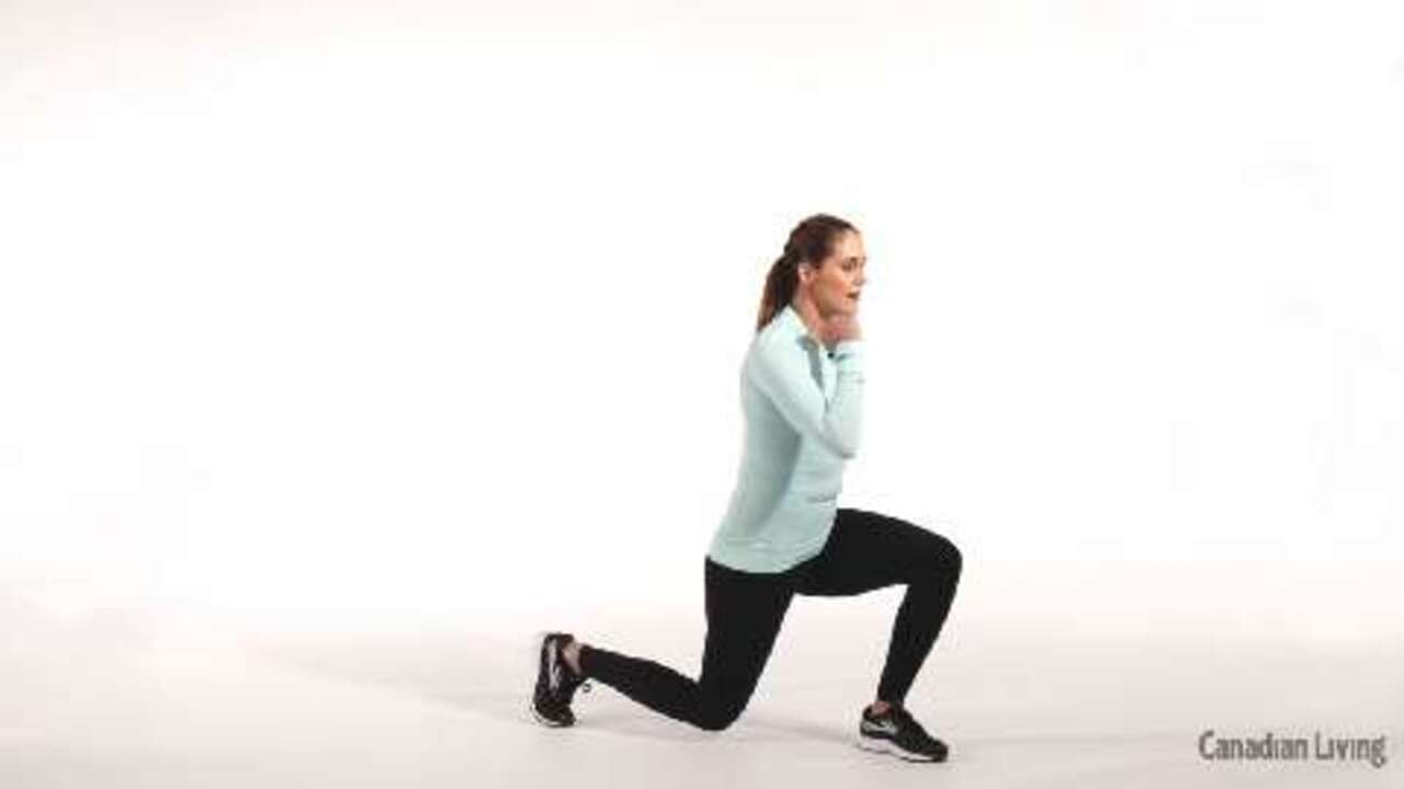 Plyometric lunge: A lower-body move to get your heart rate up