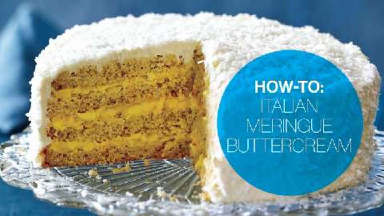 How to make Italian meringue buttercream icing