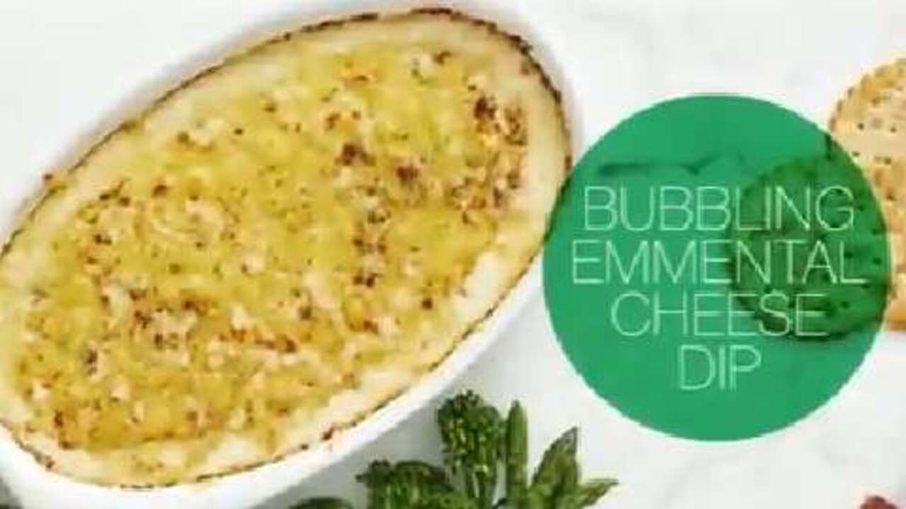 Delicious dip: Bubbling Emmental Cheese Dip