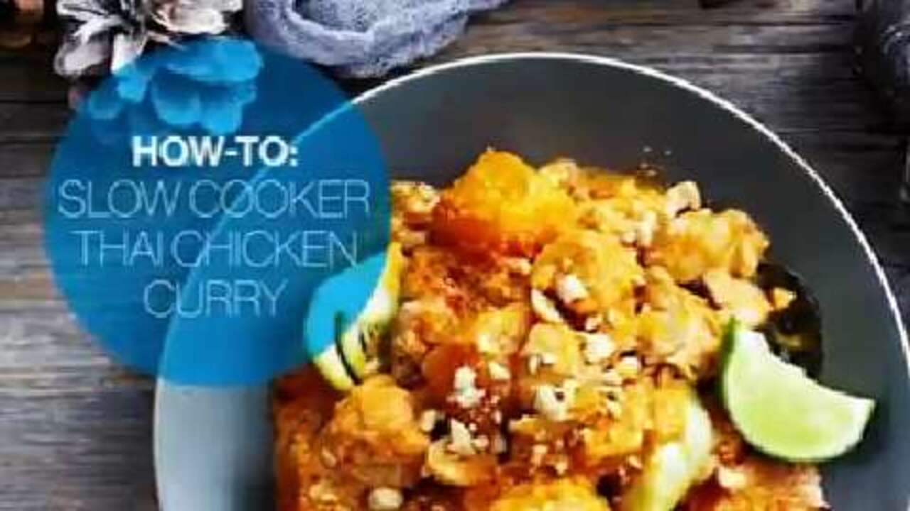 How to make Slow Cooker Thai Chicken Curry