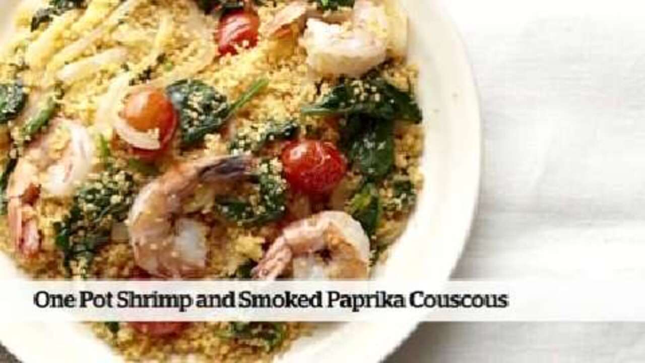 Quick and easy dinner: One Pot Shrimp and Smoked Paprika Couscous