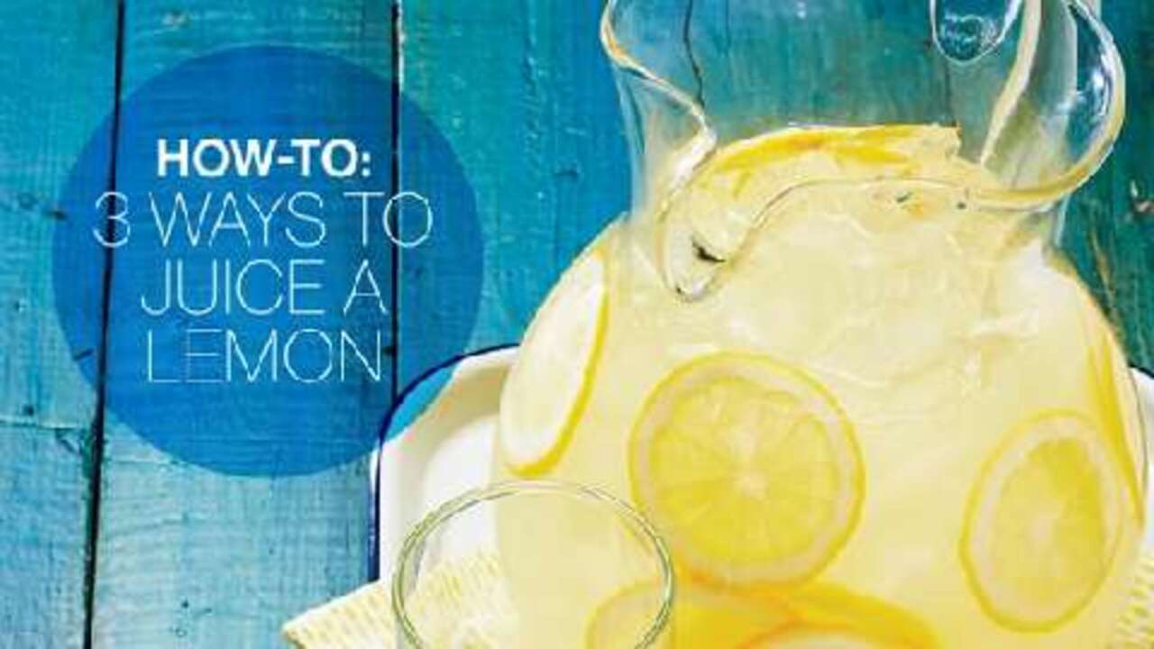 3 ways to juice a lemon