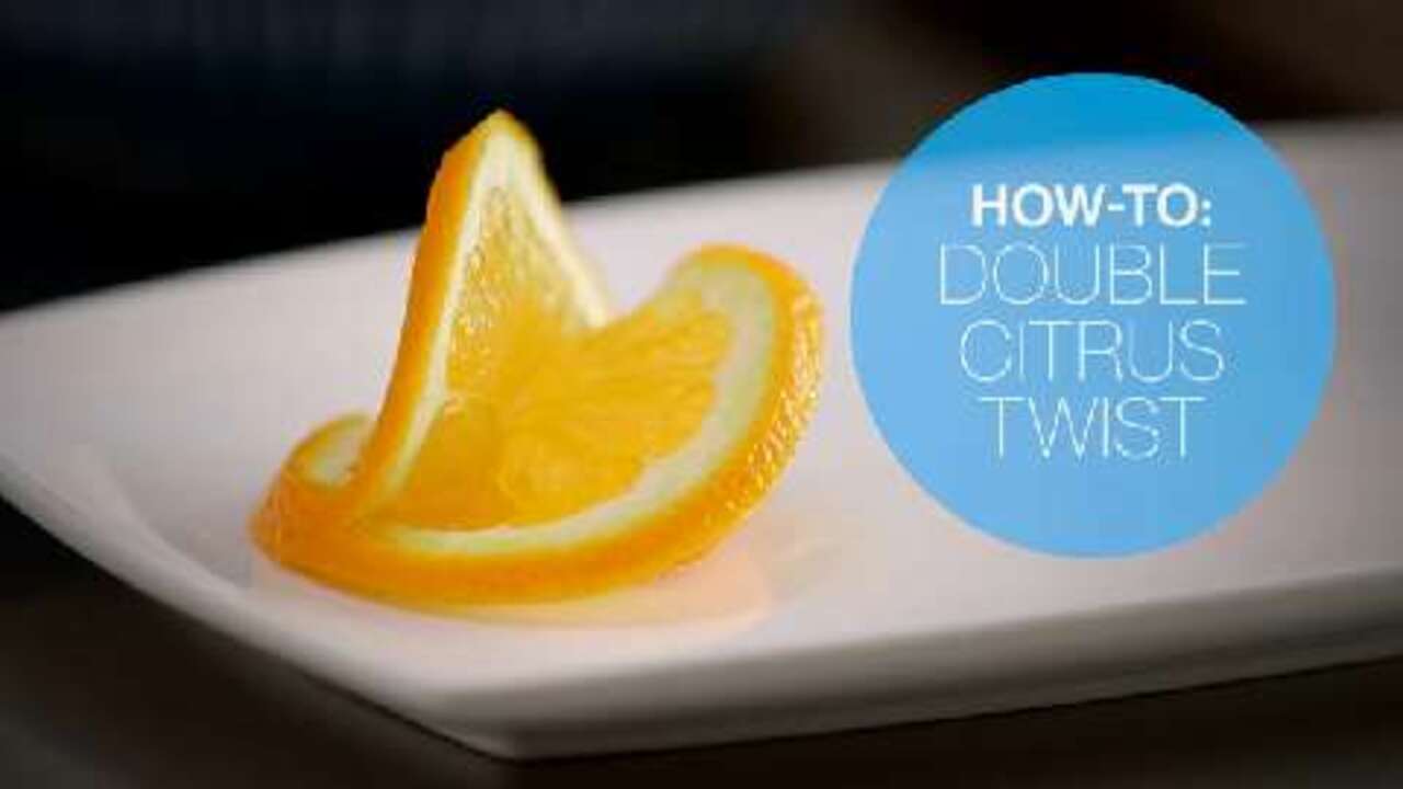 How to make a double citrus twist