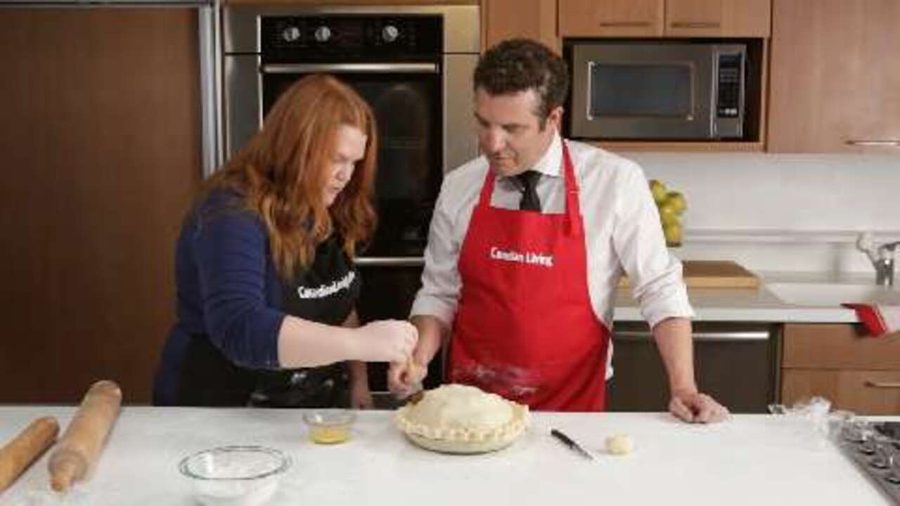 Making pie with Rick Mercer