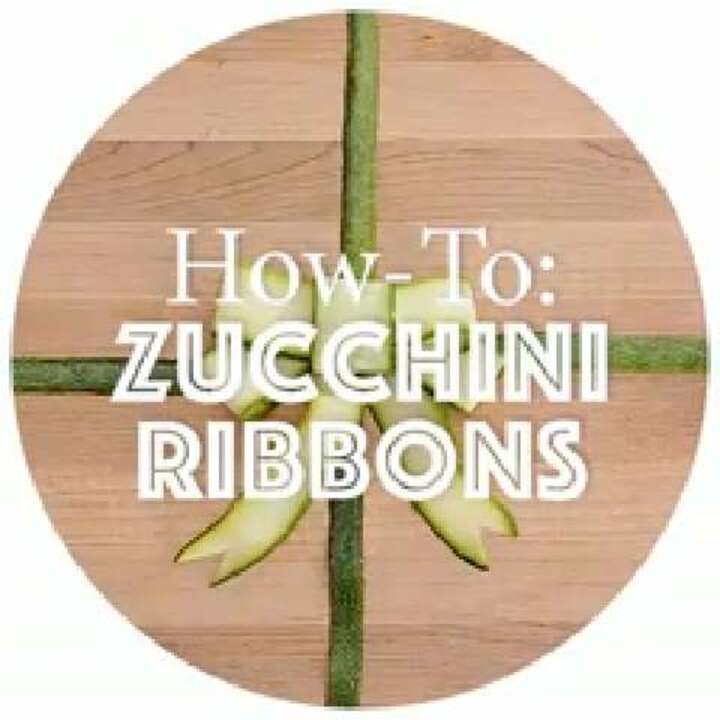 How to make zucchini ribbons