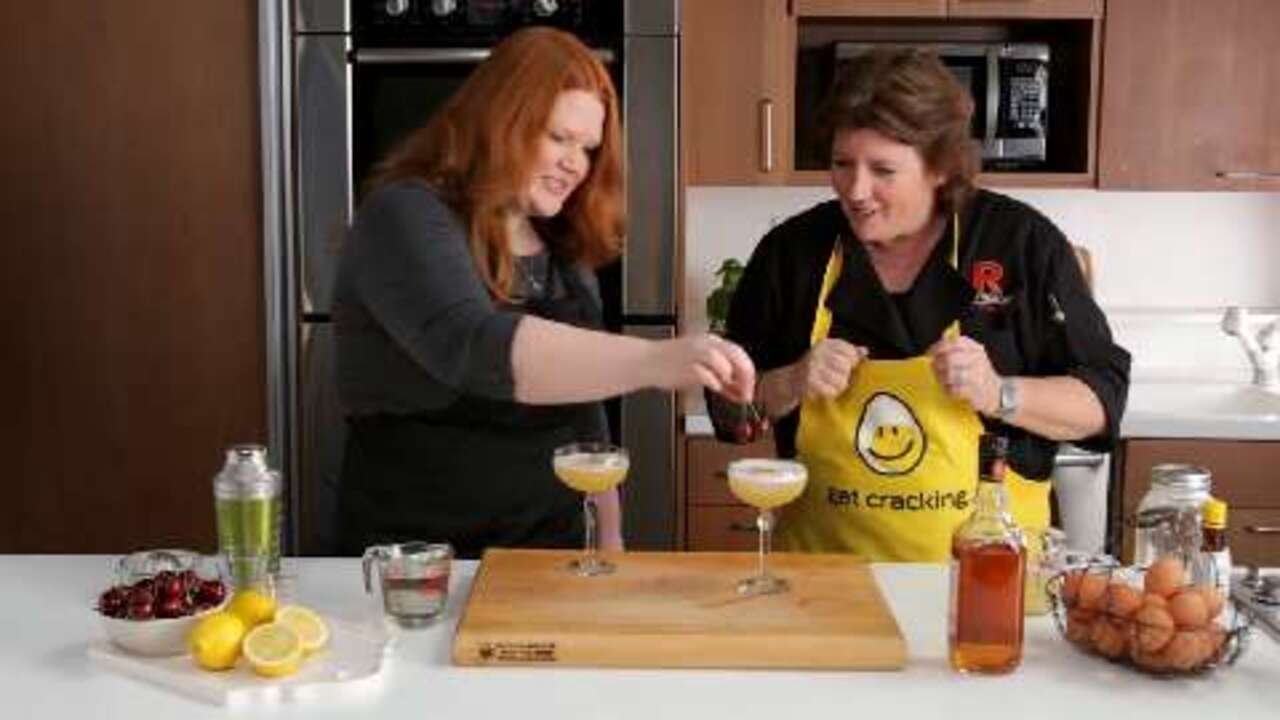 Learn how to make Lynn Crawford's Cherry Bourbon Sour