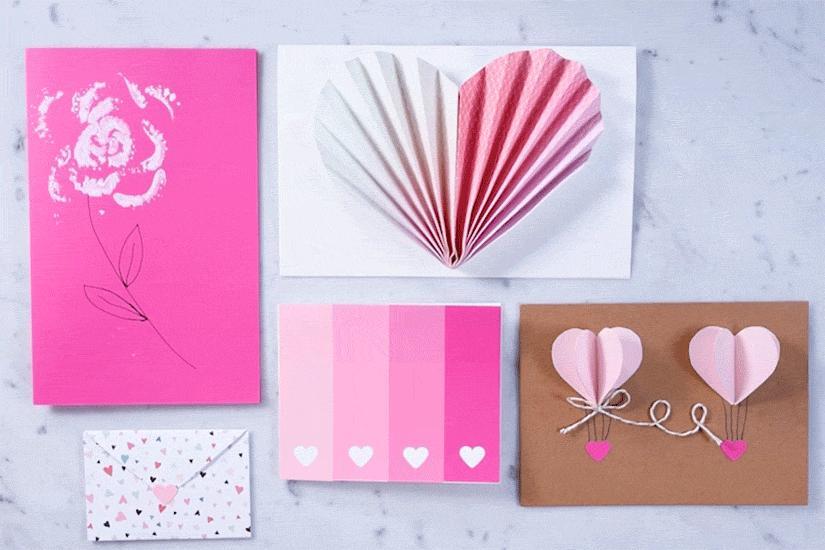 5 UNIQUE DIY VALENTINE'S DAY CARDS