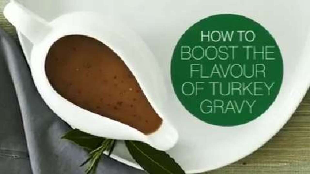 How to boost the flavour of your turkey gravy