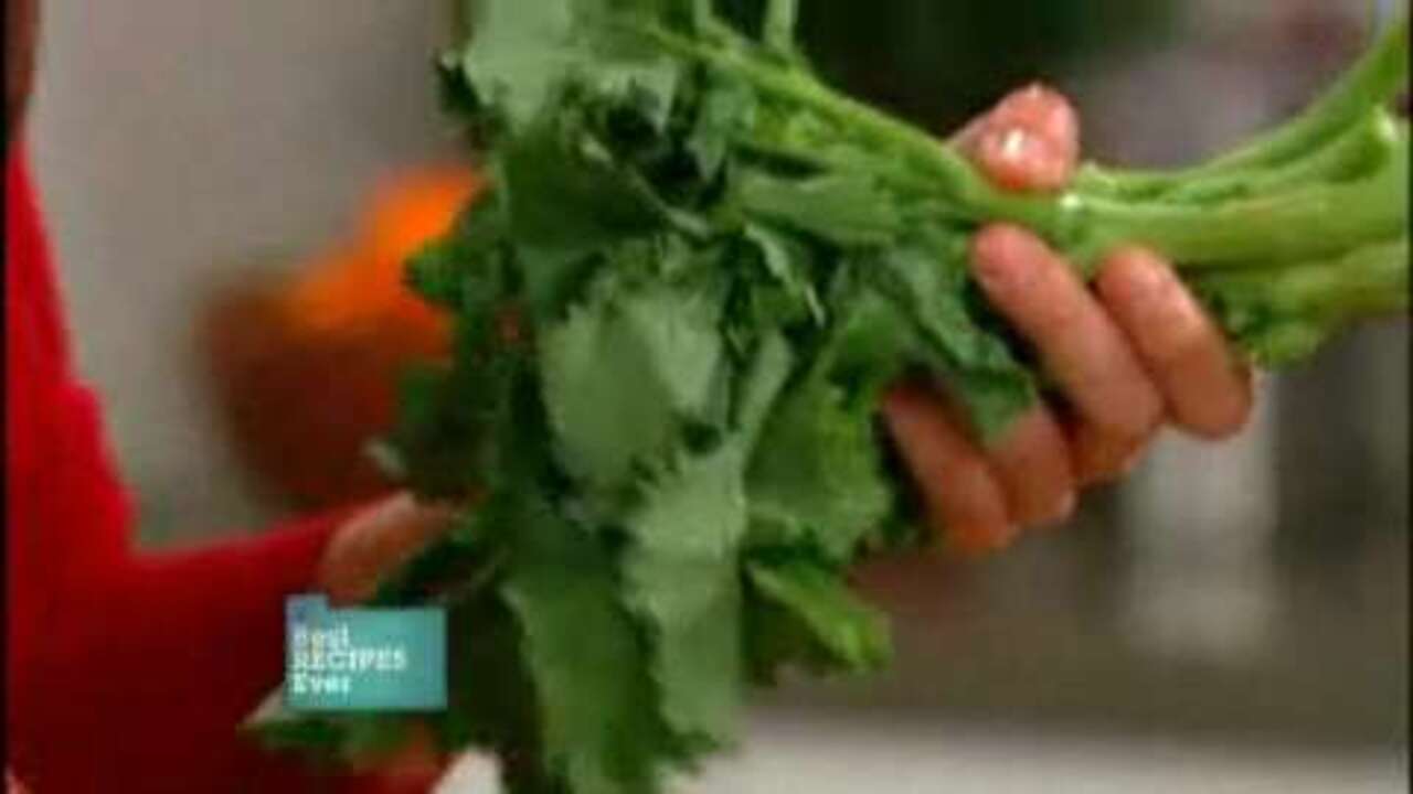 Cooking with rapini
