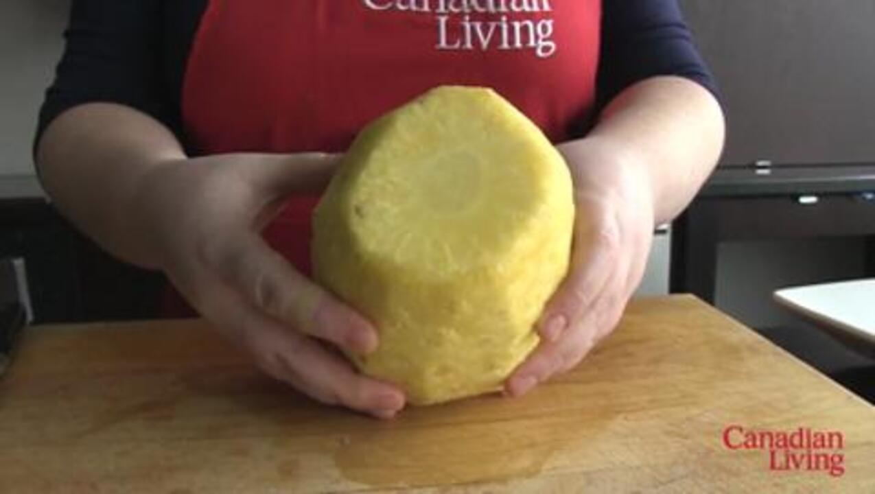 How to peel and cut a pineapple