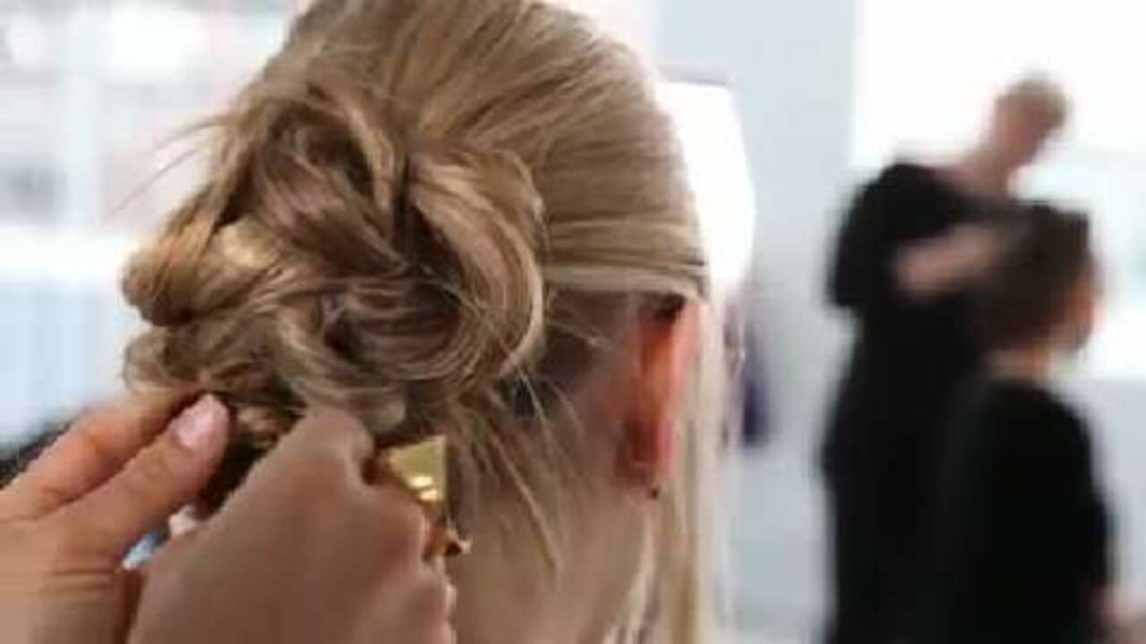 How to make a messy braided bun
