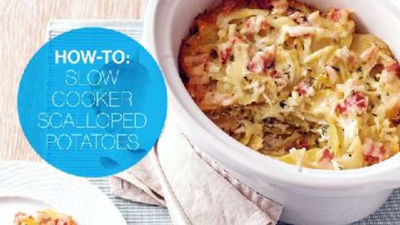 How to make slow cooker scalloped potatoes