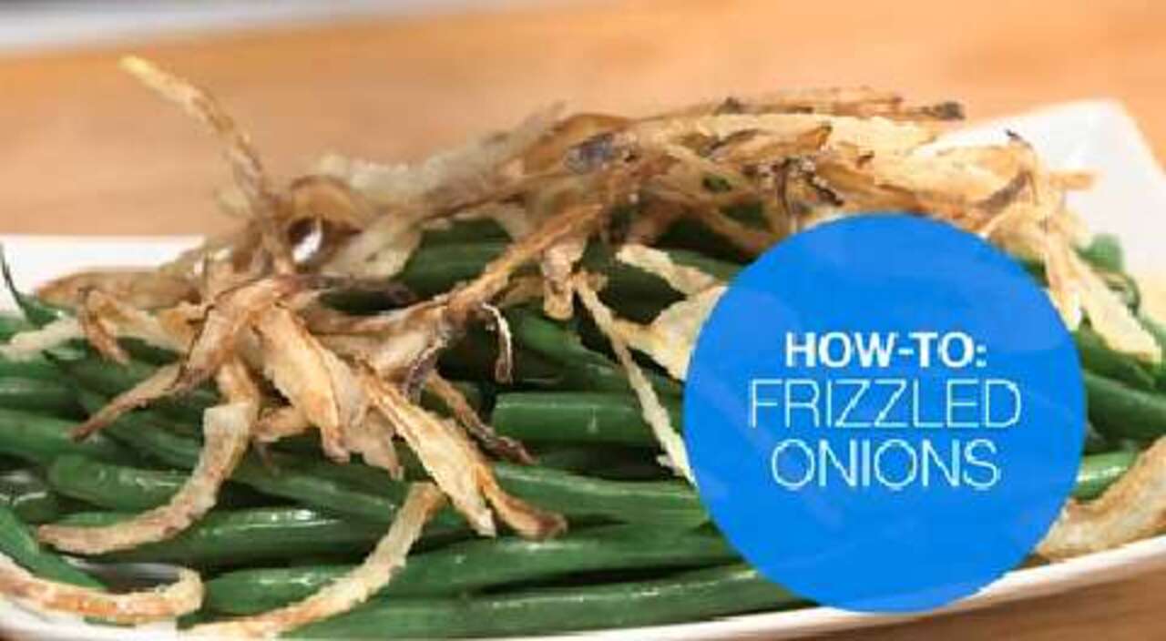 How to make frizzled onions