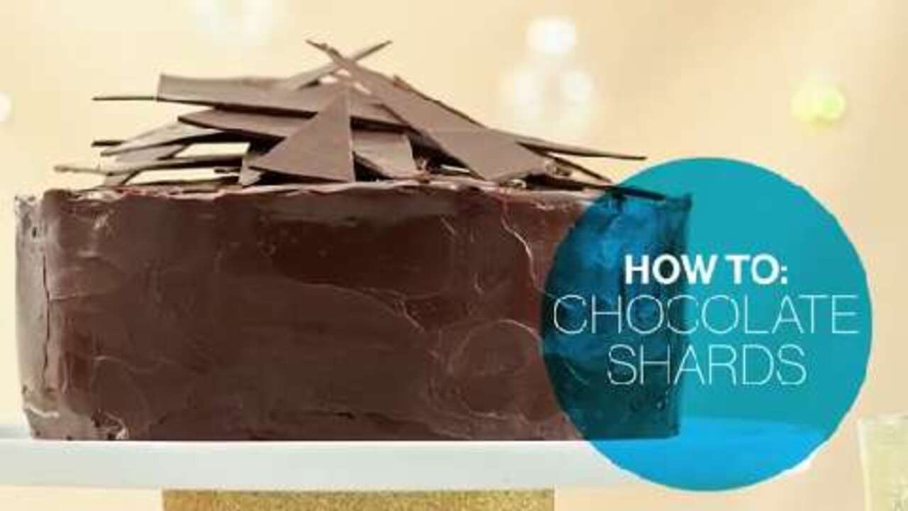 How to make chocolate shards