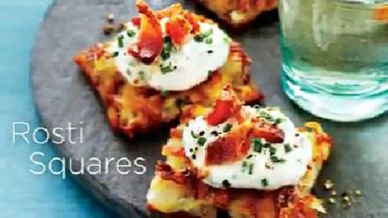 Easiest appetizer: Rosti Squares | Canadian Living