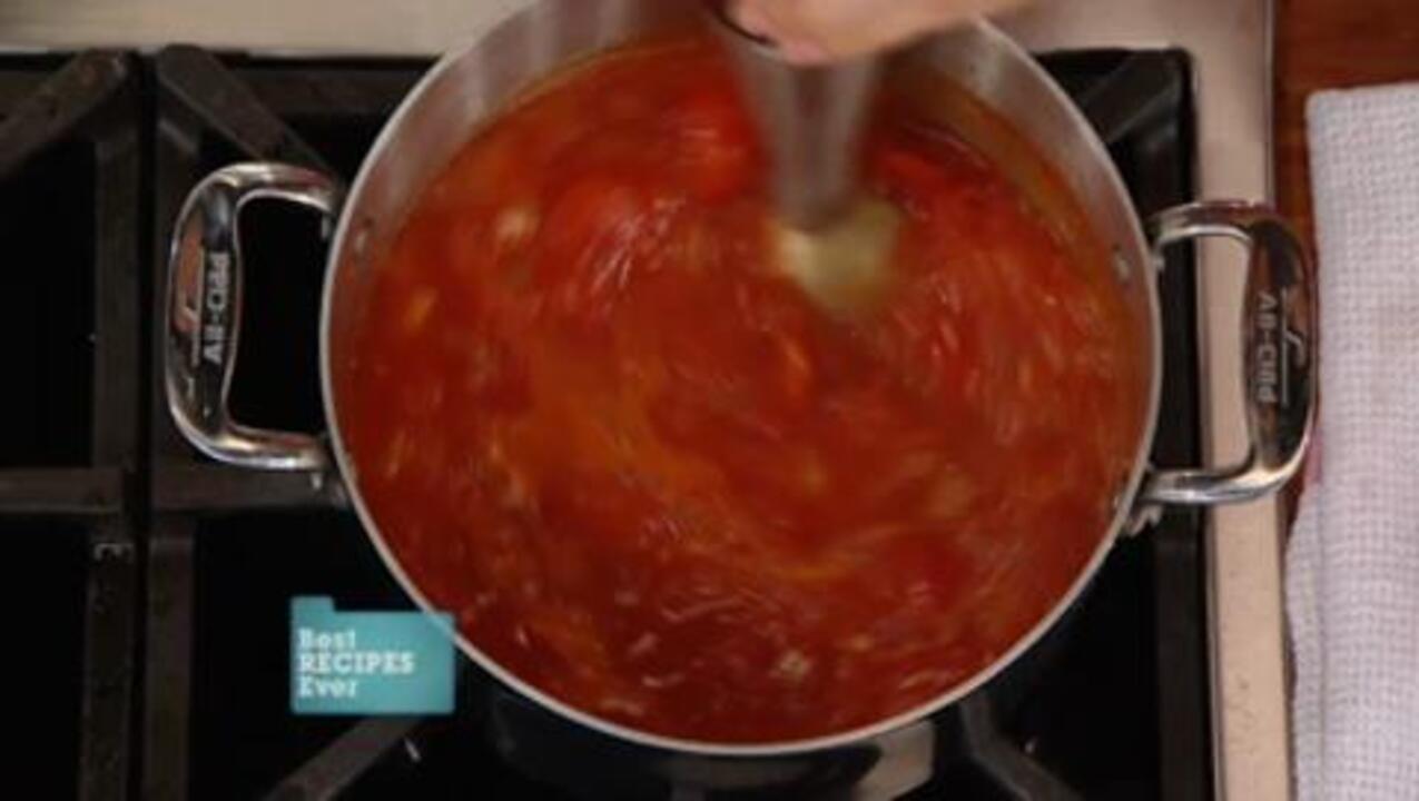 How to puree soup
