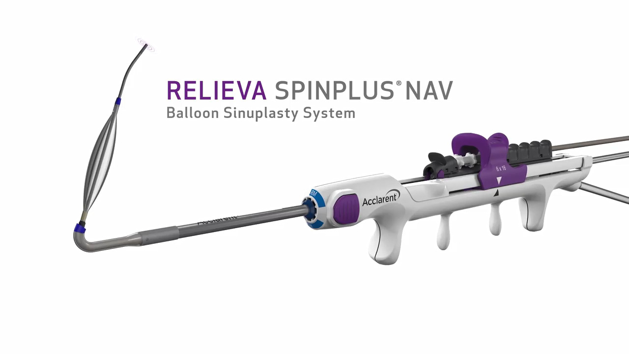 Relieva Spinplus Nav Balloon Sinuplasty System Johnson Johnson Institute