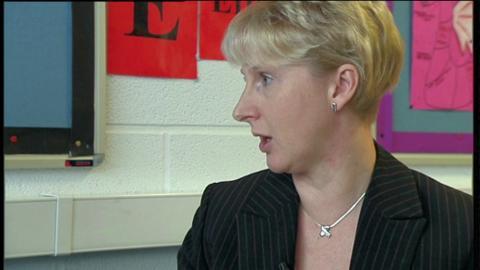 Woman speaks about improving professional practice