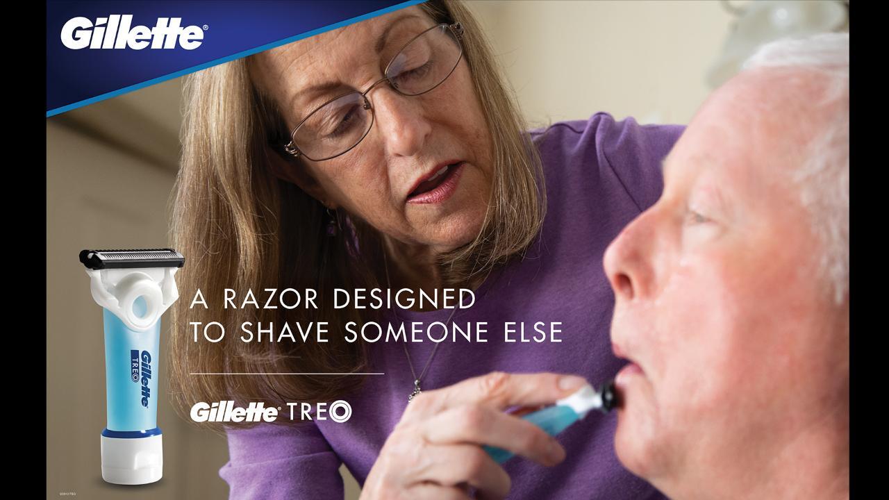 Gillette treo: a razor designed to shave someone else