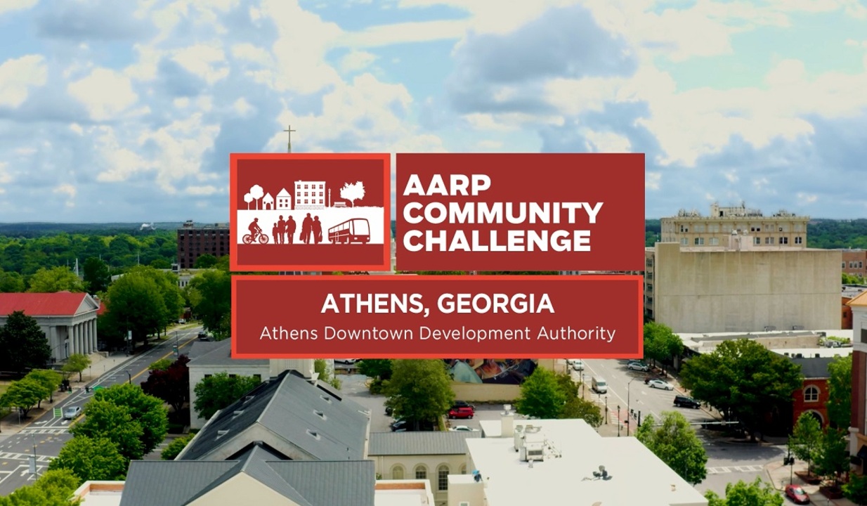AARP 2021 Community Challenge Grantee: Athens Downtown Development Agency