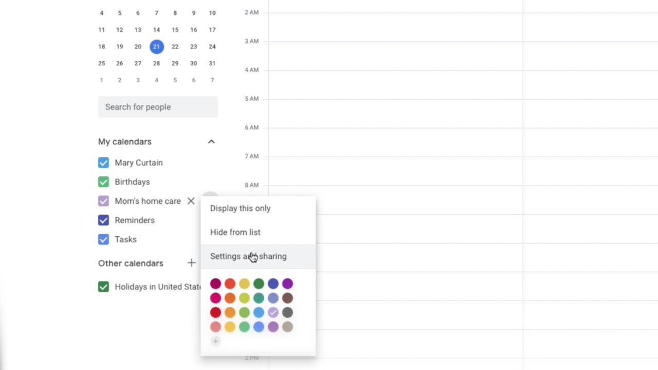 How To Create A Shared Caregiving Calendar On Google Top Videos And 