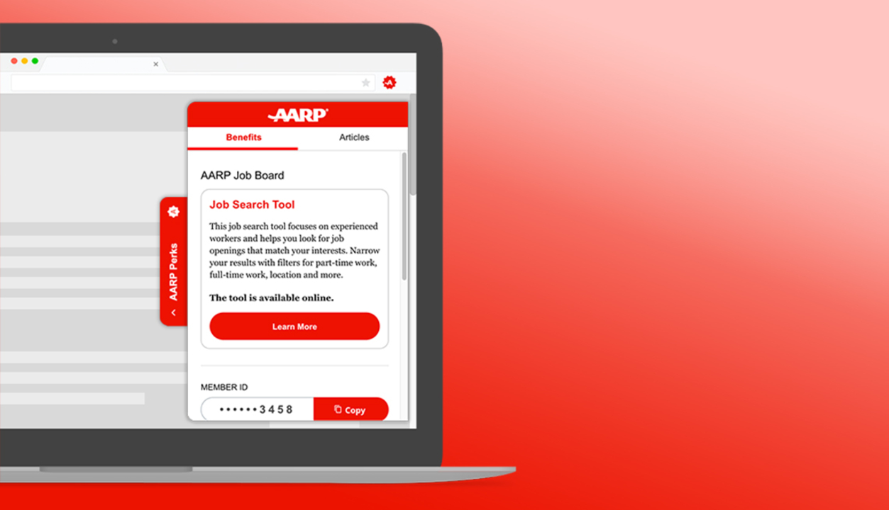 How to install aarp perks web browser extension
