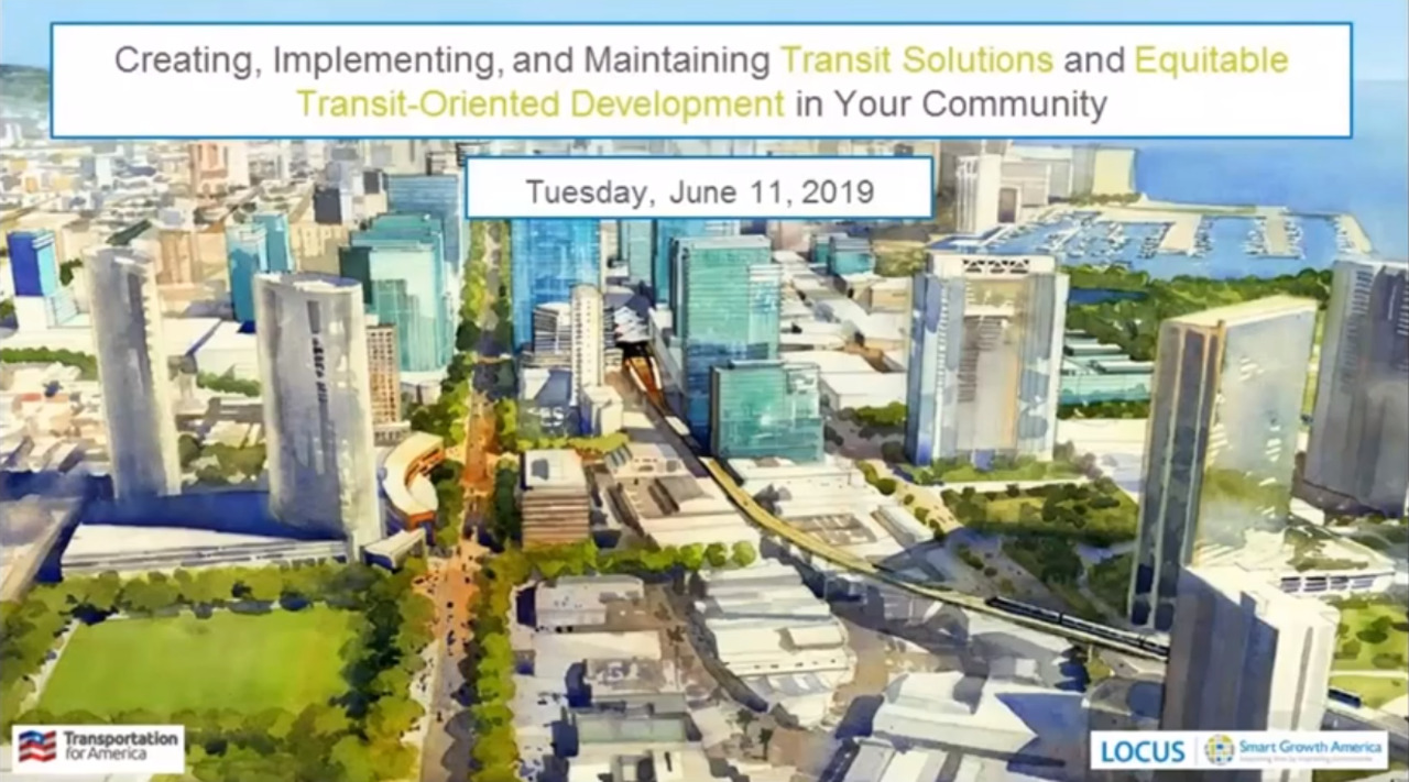 Webinar- Creating, Implementing, and Maintaining Transit Solutions in Your Community