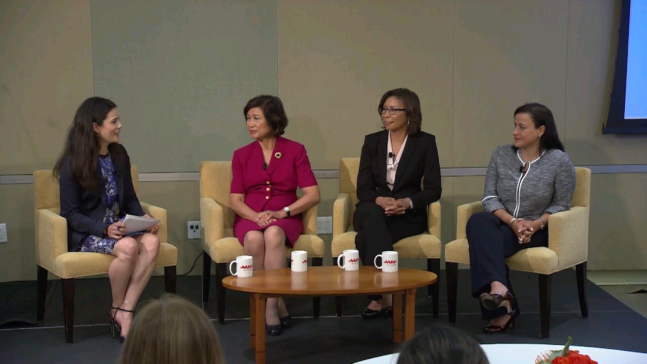 Women's leadership forum: cracking the confidence code vip panel - aarp