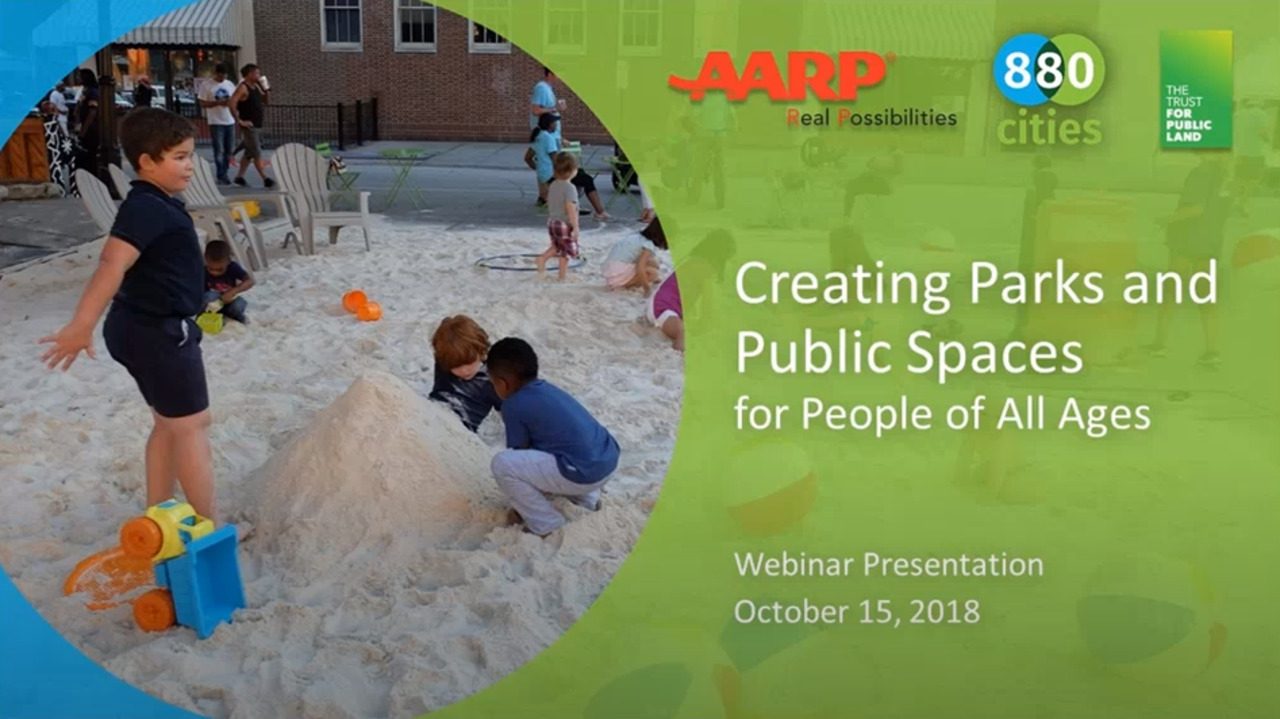 Webinar: creating parks and public spaces for people of all ages