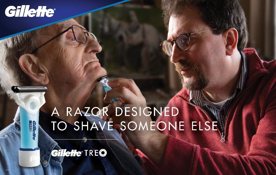 Gillette treo: a razor designed to shave someone else