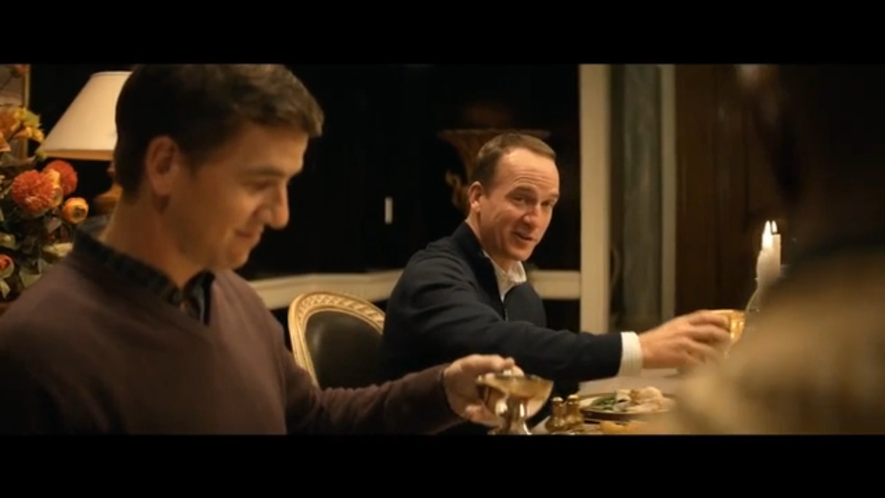 Caesars Sportsbook Has Dinner with Mannings in Super Bowl Ad