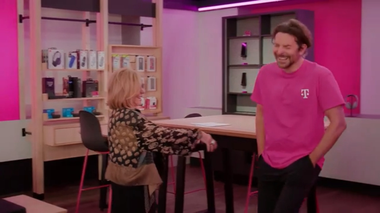 T-Mobile Super Bowl 2023 Commercial with Bradley Cooper and His