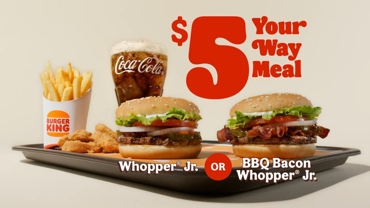 Burger King offers 5 For $4 meal deal - Atlanta on the Cheap