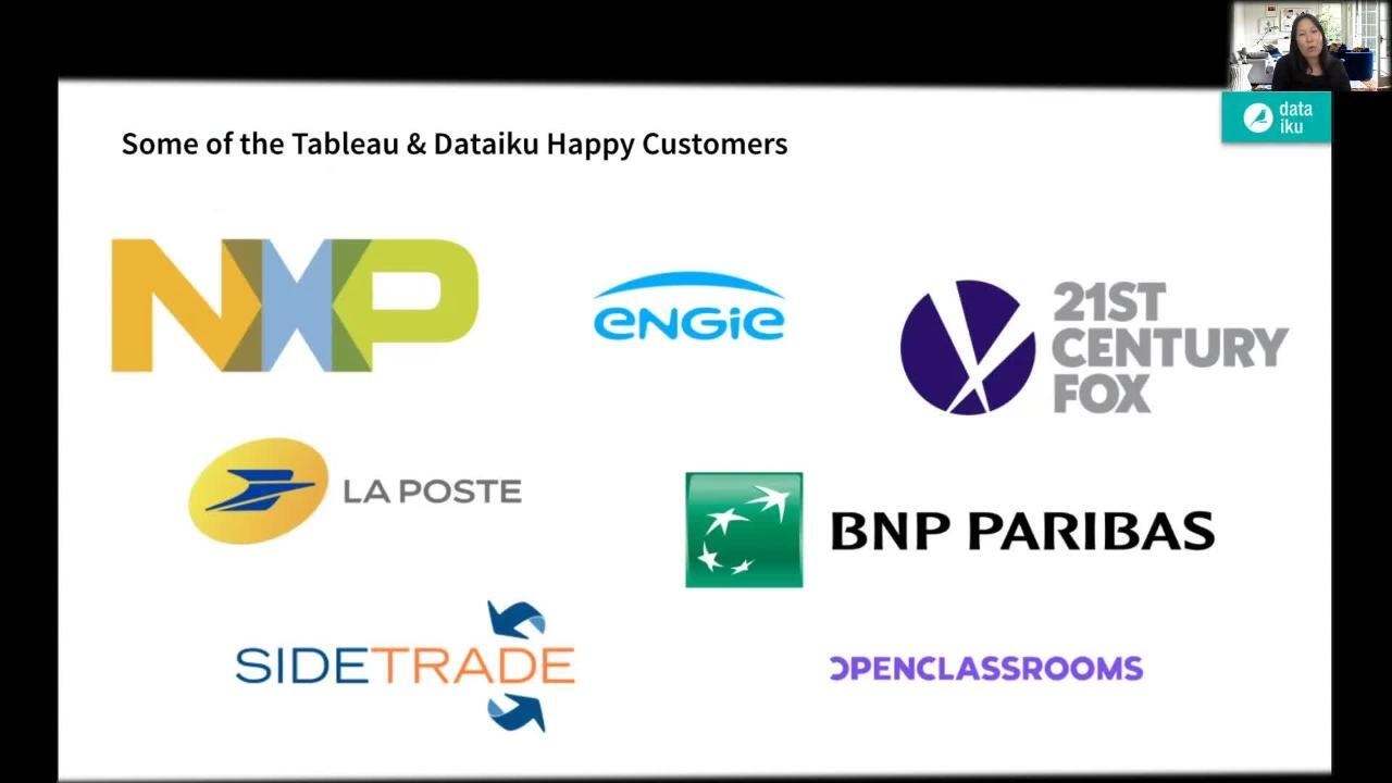 Video thumbnail for Dataiku: Dataiku & Tableau: Analytics for All