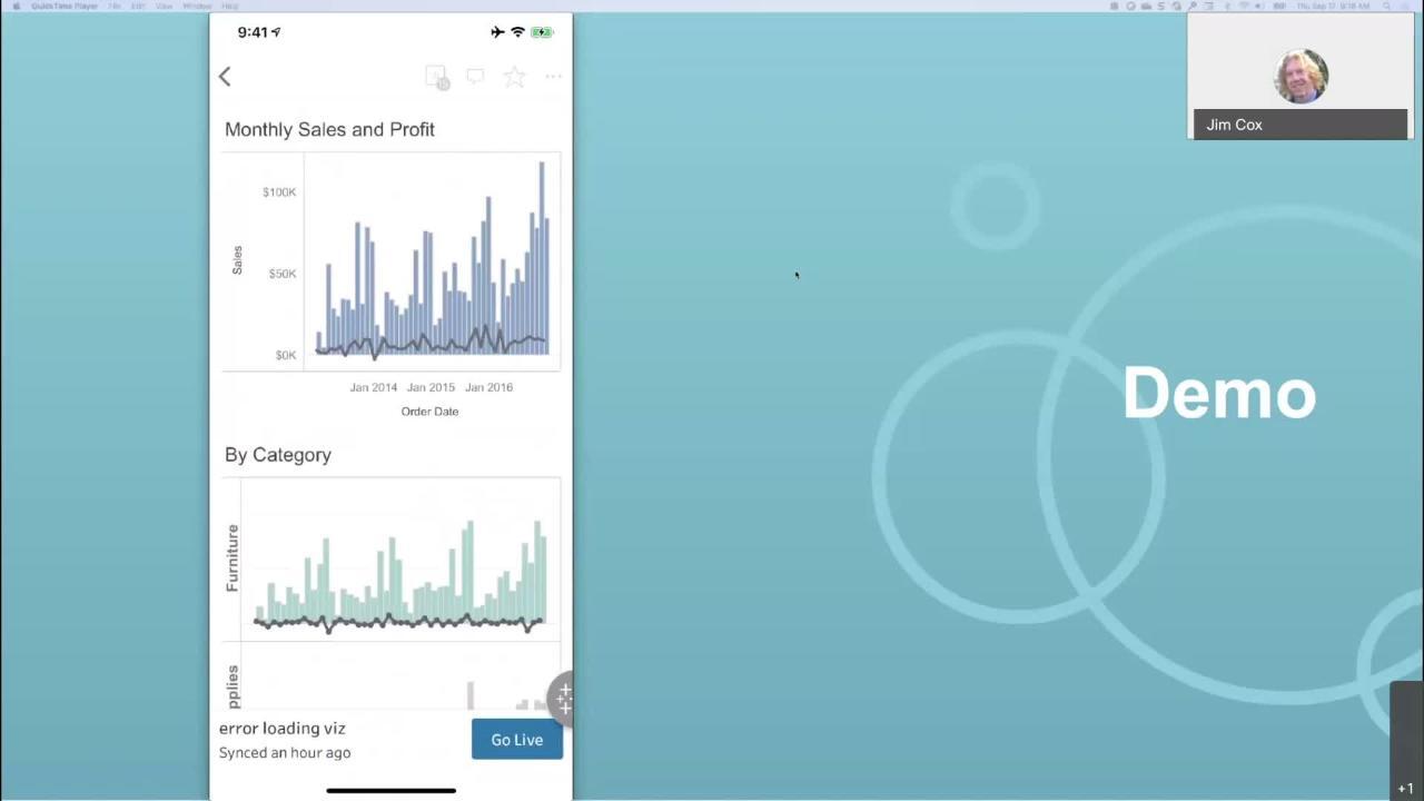 Video thumbnail for Tableau Mobile Use Cases, Design and Successful Adoption