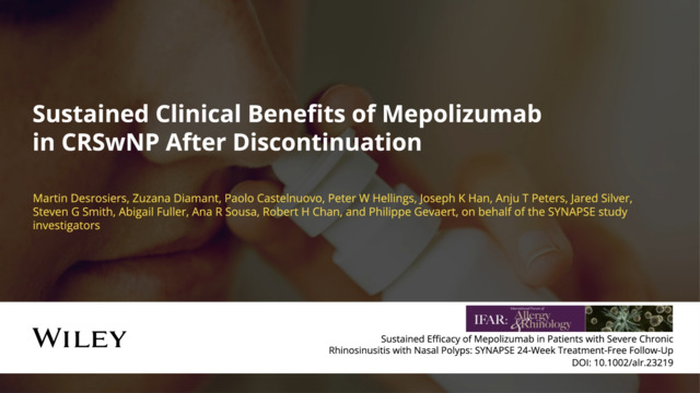 Mepolizumab for chronic rhinosinusitis with nasal polyps (SYNAPSE