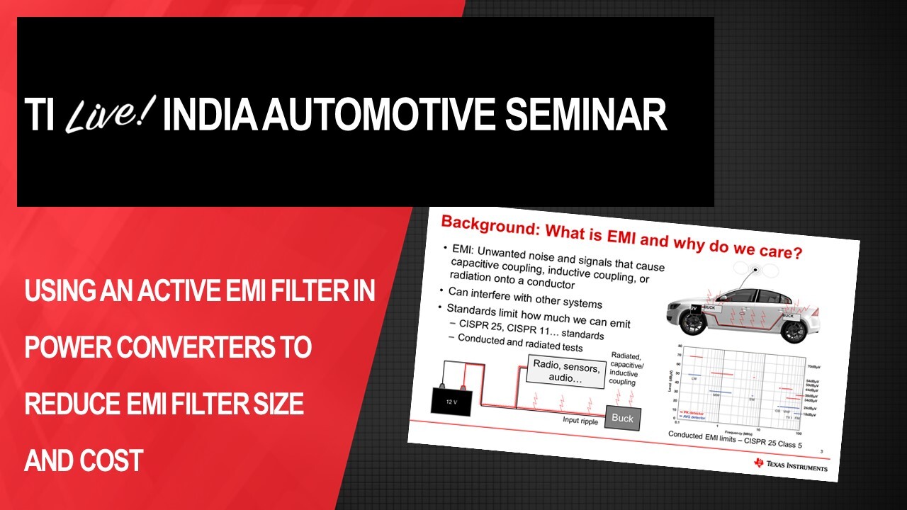 Using an active EMI filter in power converters to reduce EMI filter size  and cost