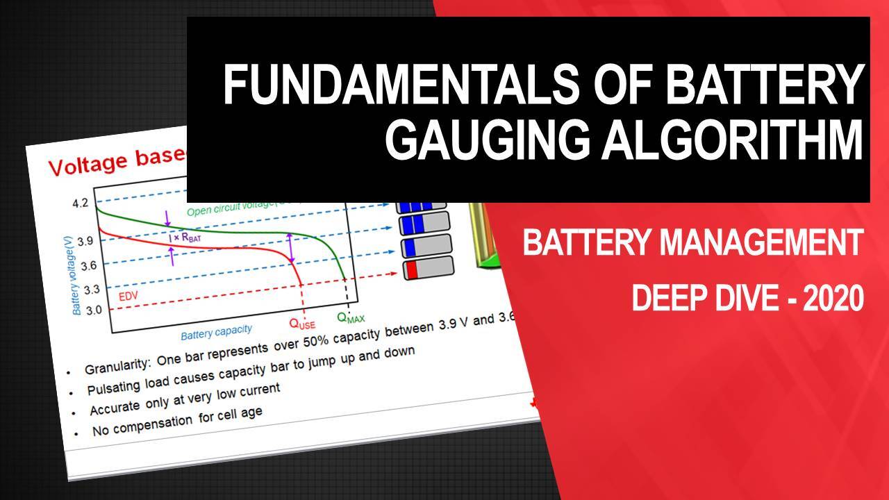 Fundamentals of battery gauging algorithm | Video | TI.com