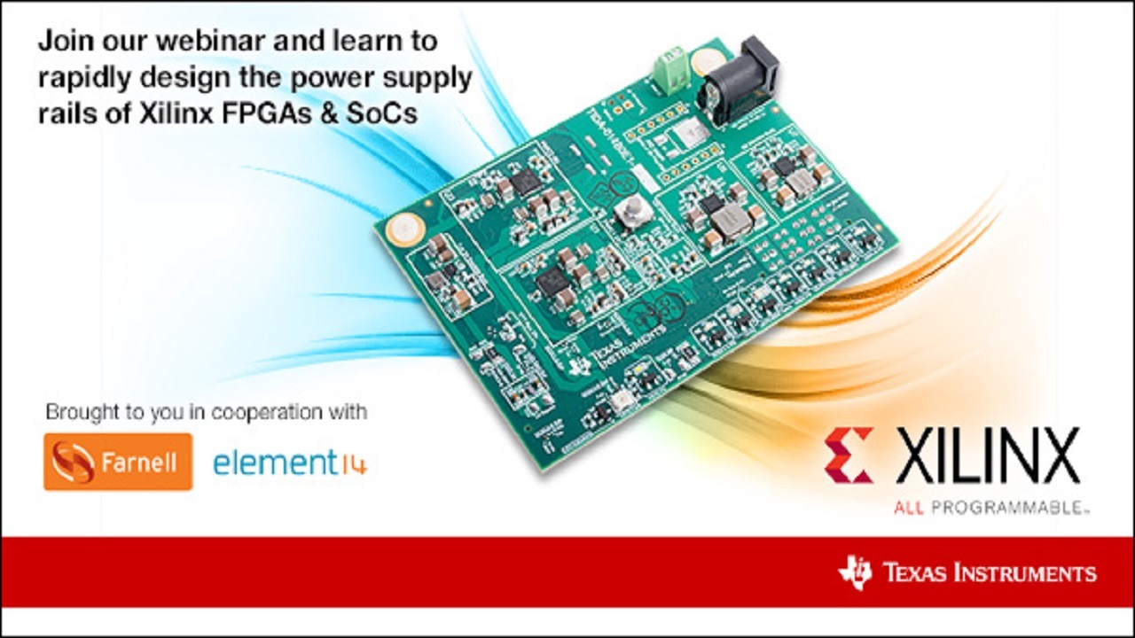 Webinar How To Rapidly Design The Power Supply Rails Of Xilinx Fpgas Socs Ti Com Video