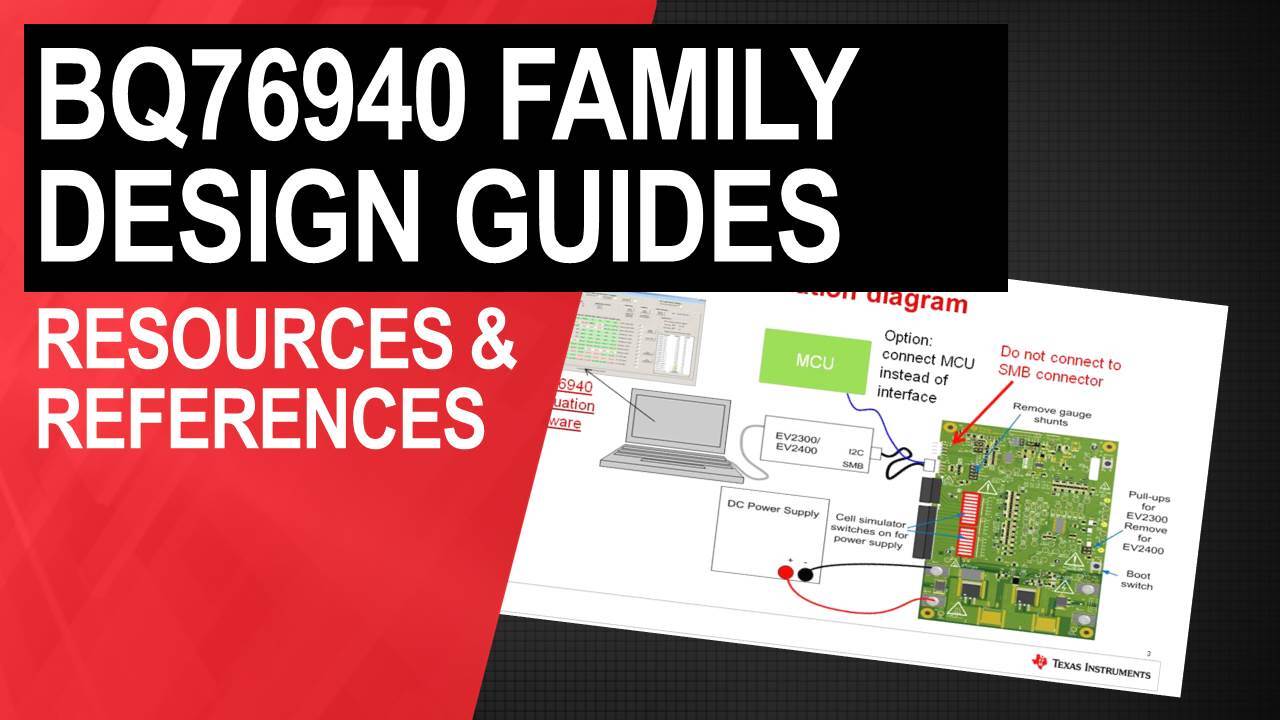 BQ769x0 family design references