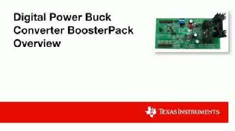 Digital Power Buck Converter BoosterPack Overview