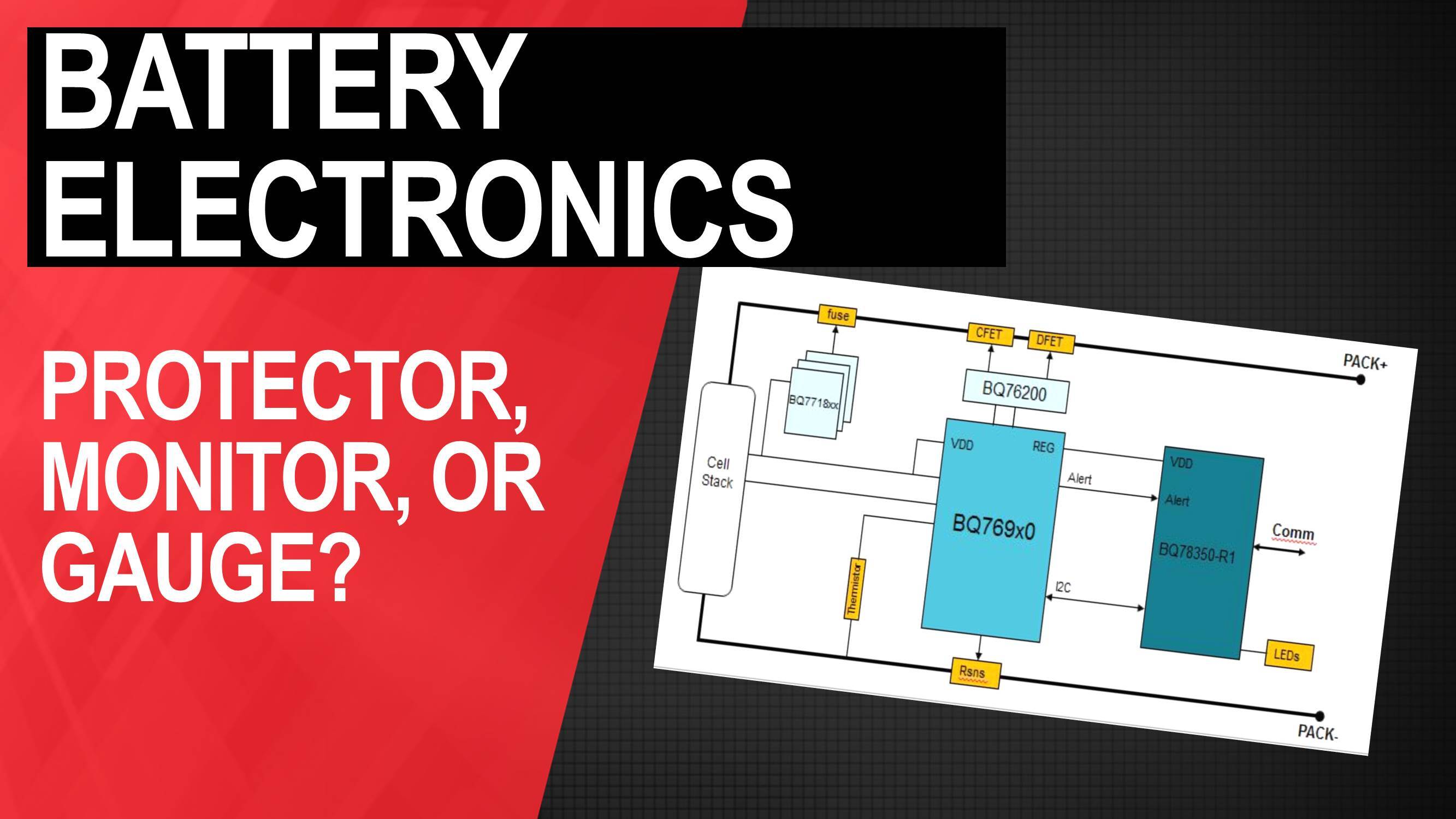 Battery Protector Monitor Or Gauge Ti Com Video