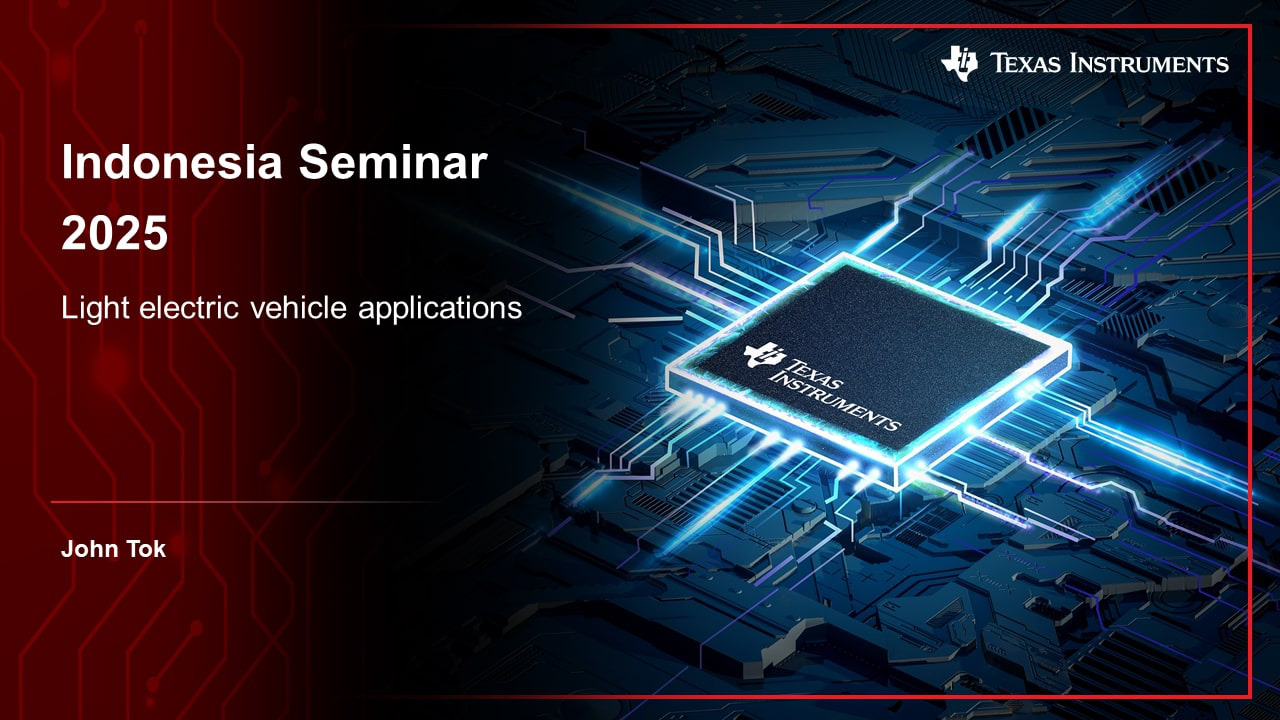 Light electric vehicle applications